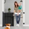 SPY KIDS Retractable Dog Gate - Mesh Safety Gate for Babies & Pets | Extra Wide 140 To 350cm | 86cm Height